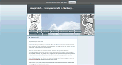 Desktop Screenshot of klangsinnlich.de